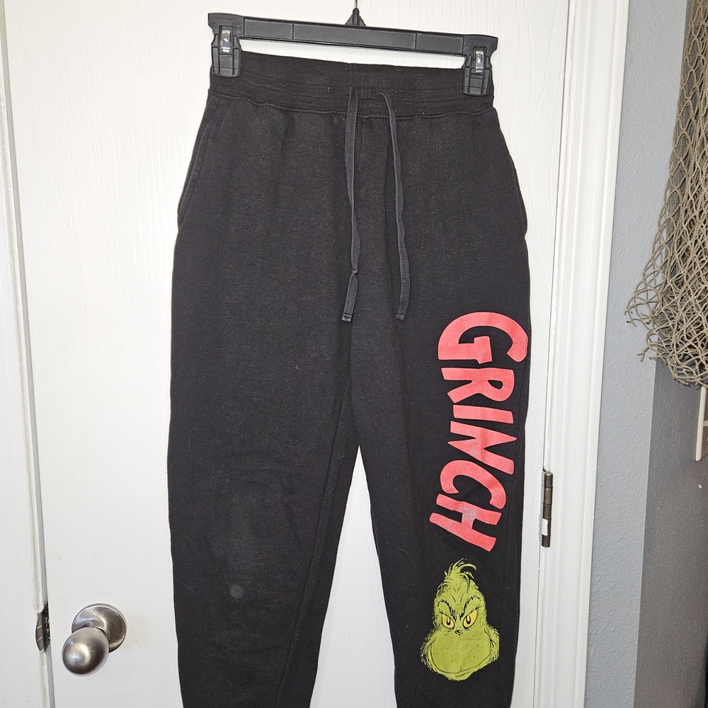 Grinch Black Sweat Pants